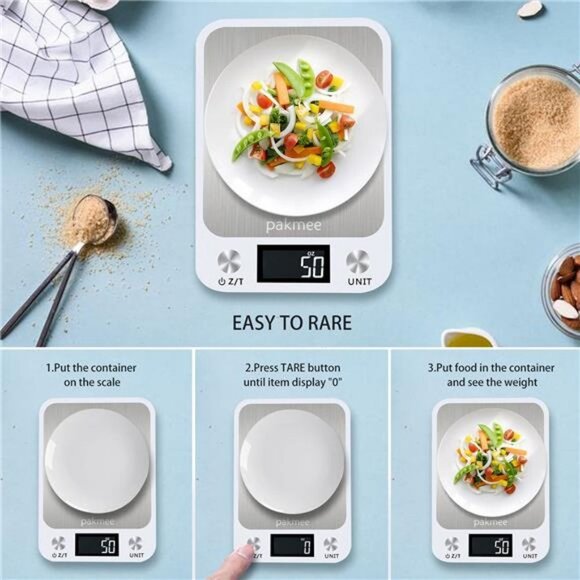 22lb Food Scale Multifunction Digital Kitchen Scale - Picture 4 of 7